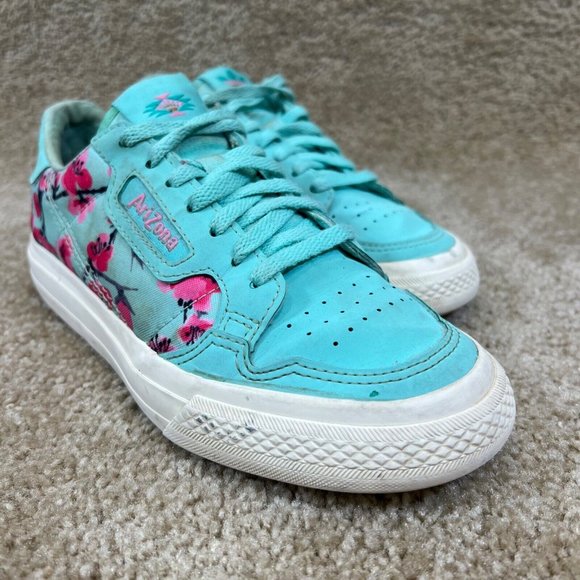 ADIDAS Collab w/ ARIZONA TEA Green Floral Womens Sz 4.5 EF9075 Shoes Sneakers - Picture 4 of 10